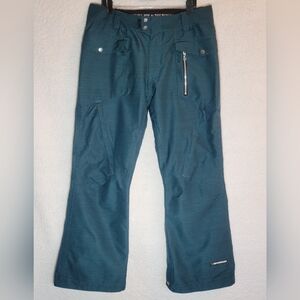 RIDE SNOWBOARDS BRAND   Men's Teal Snowboarding/Snowmobiling Pants Size L